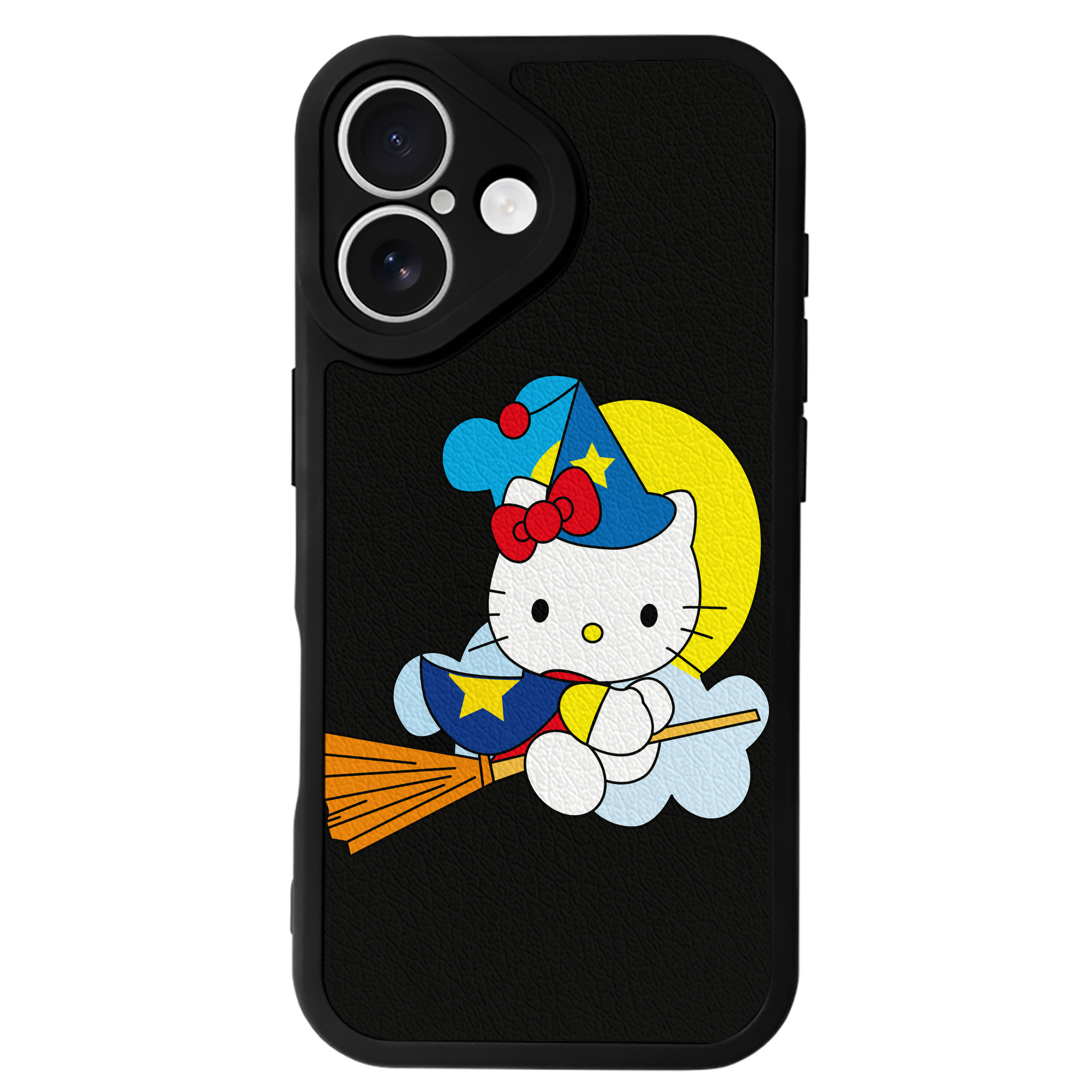 （画像用） Hello Kitty ハローキティ 【iPhone 16シリーズ対応】シリコンスマホケース（レザー調） 材質：シリコン